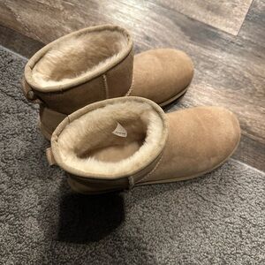 Cozy Tan Ugg Ankle Boots